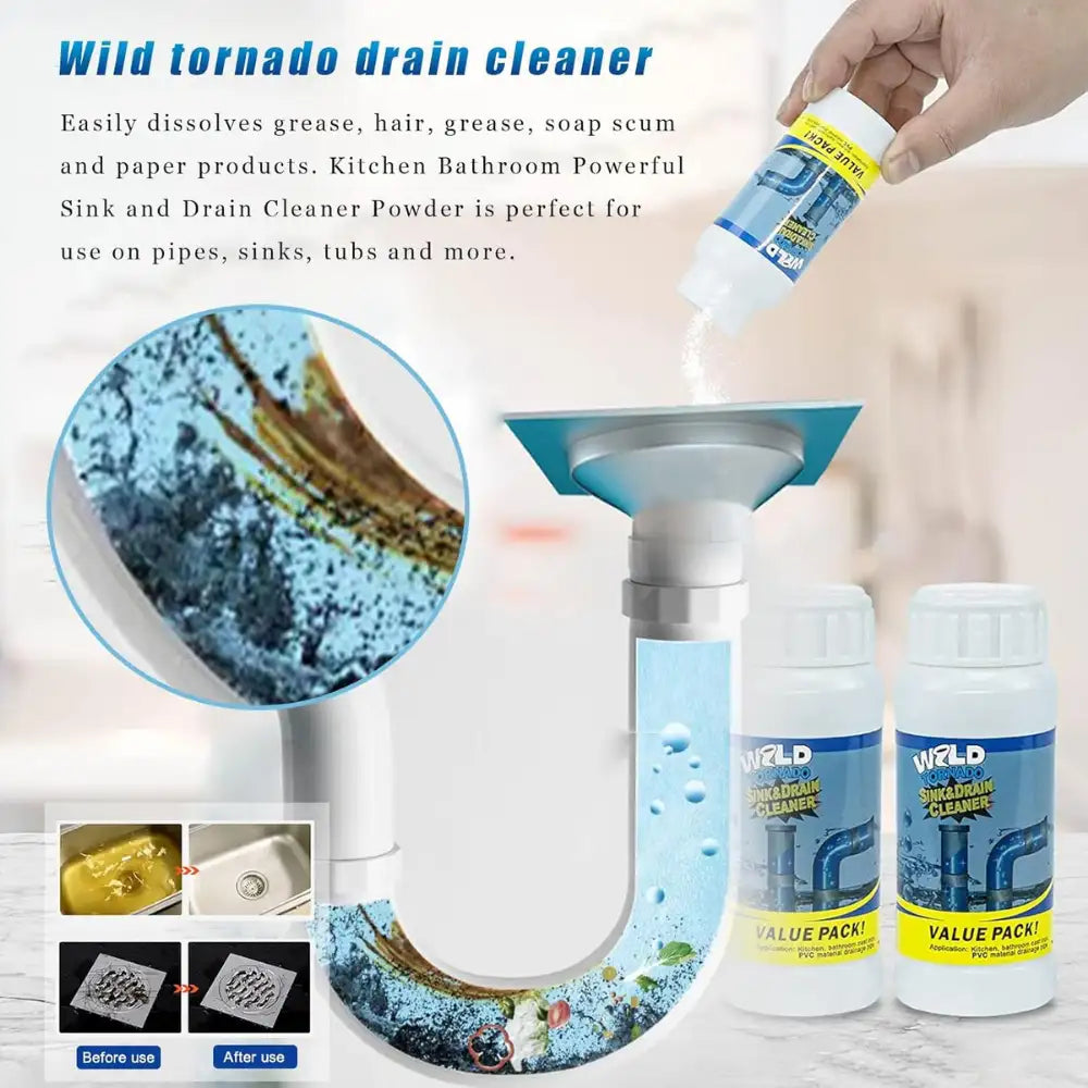Oferta 2 x 1 Wild Tornado: El poder que destapa tus caños sin esfuerzo