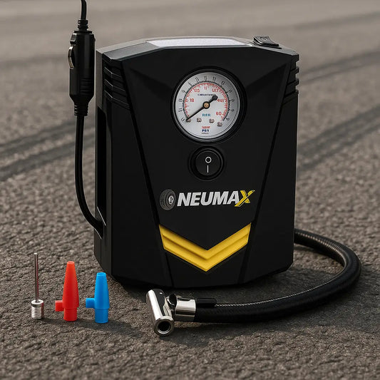 Neumax - Minicompresor Portatil Auto Linterna 12v