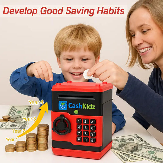 Cash Kidz - Cajero Alcancía para enseñarles a ahorrar!