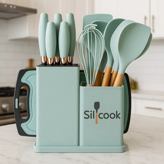 SiliCook - Set De Utensilios De Cocina X19