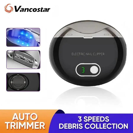 VANCOSTAR🔥 ¡Cortaúñas Eléctrico 2 en 1: Seguro, Rápido y Sin Esfuerzo!