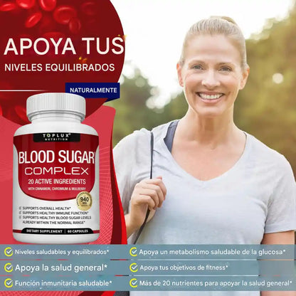 Blood Sugar Complex™ – Apoyo diario para un azúcar en equilibrio, sin complicaciones