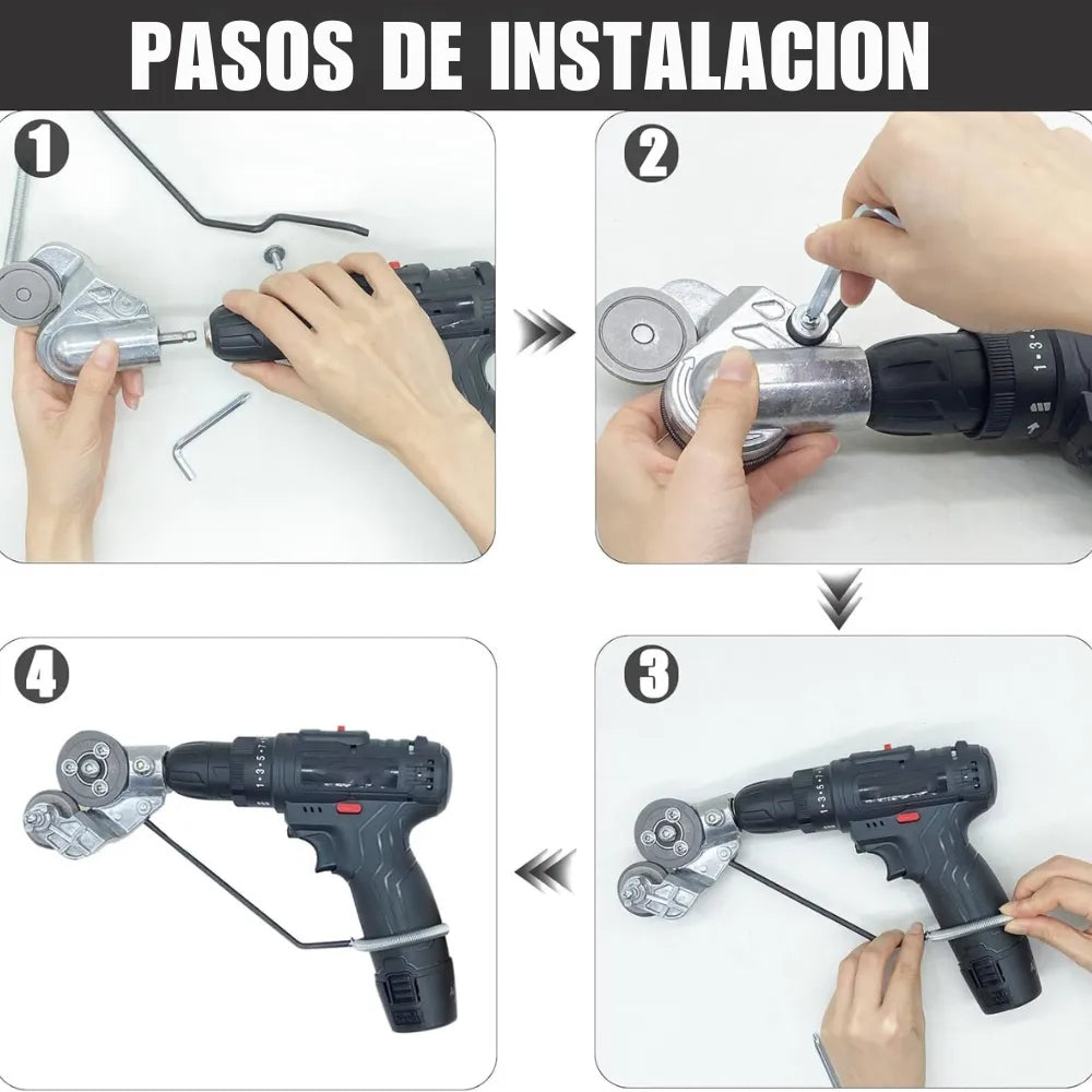 DrillCut Pro™ – Cortá láminas metálicas como un profesional, sin esfuerzo.