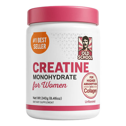 Old School - Monohidrato de creatina con Colágeno y vitaminas