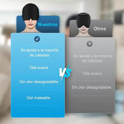 Gorro de Gel Terapéutico CalmHead™ – Alivio para migrañas y dolores de cabeza