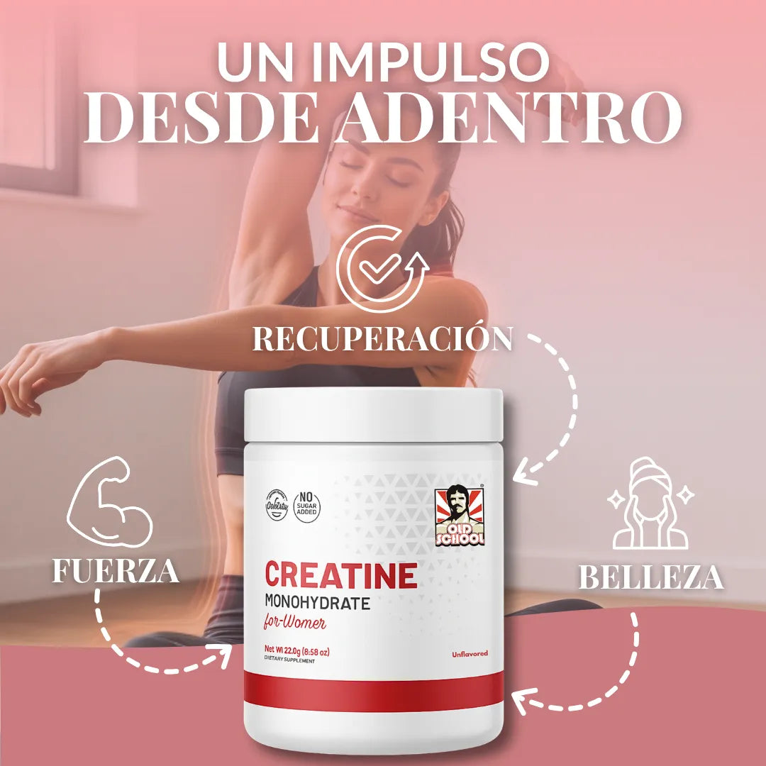 Old School - Monohidrato de creatina con Colágeno y vitaminas