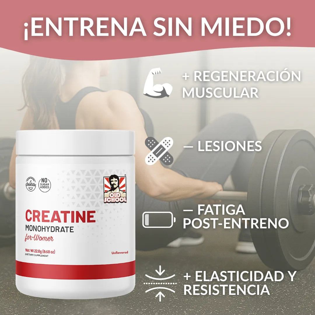 Old School - Monohidrato de creatina con Colágeno y vitaminas