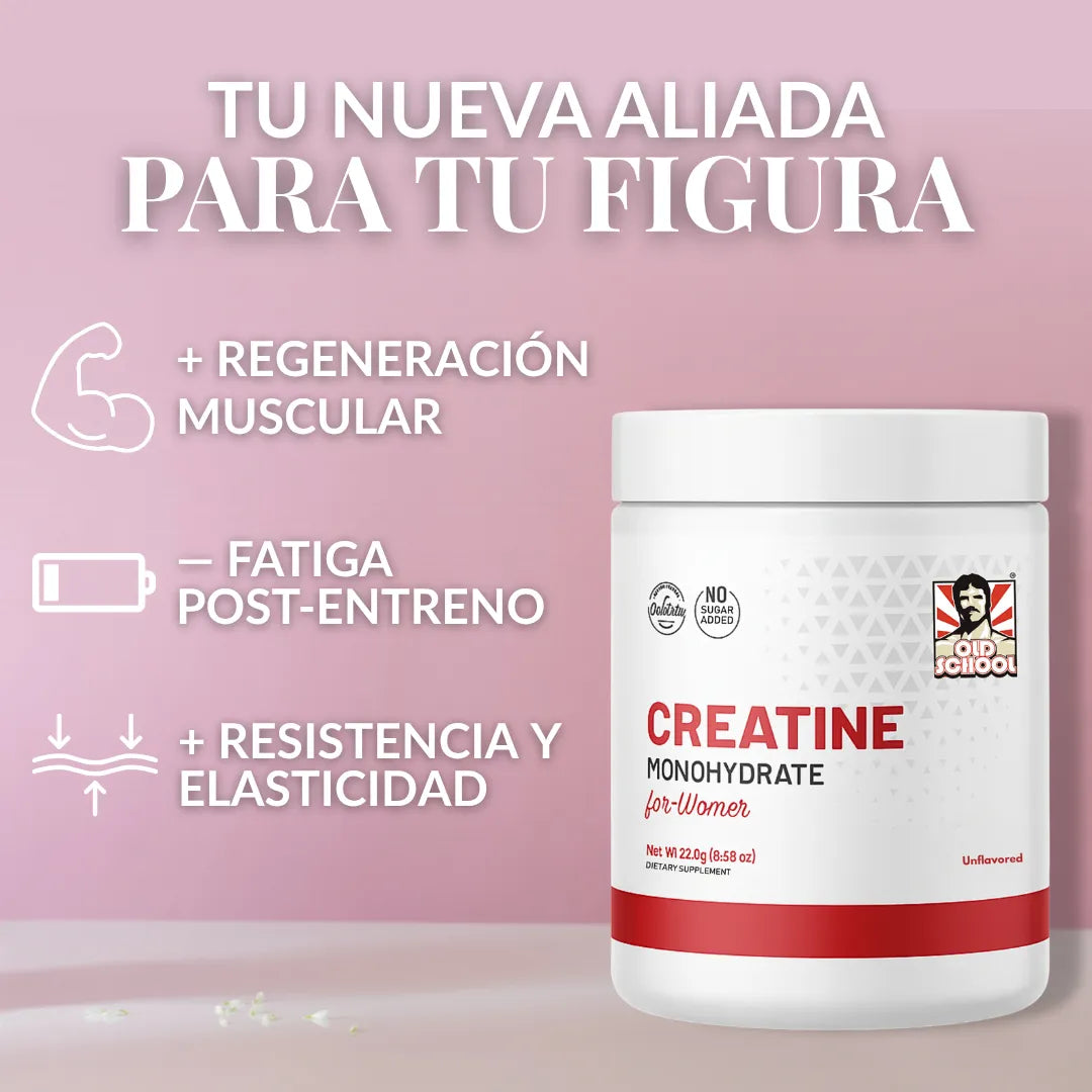 Old School - Monohidrato de creatina con Colágeno y vitaminas
