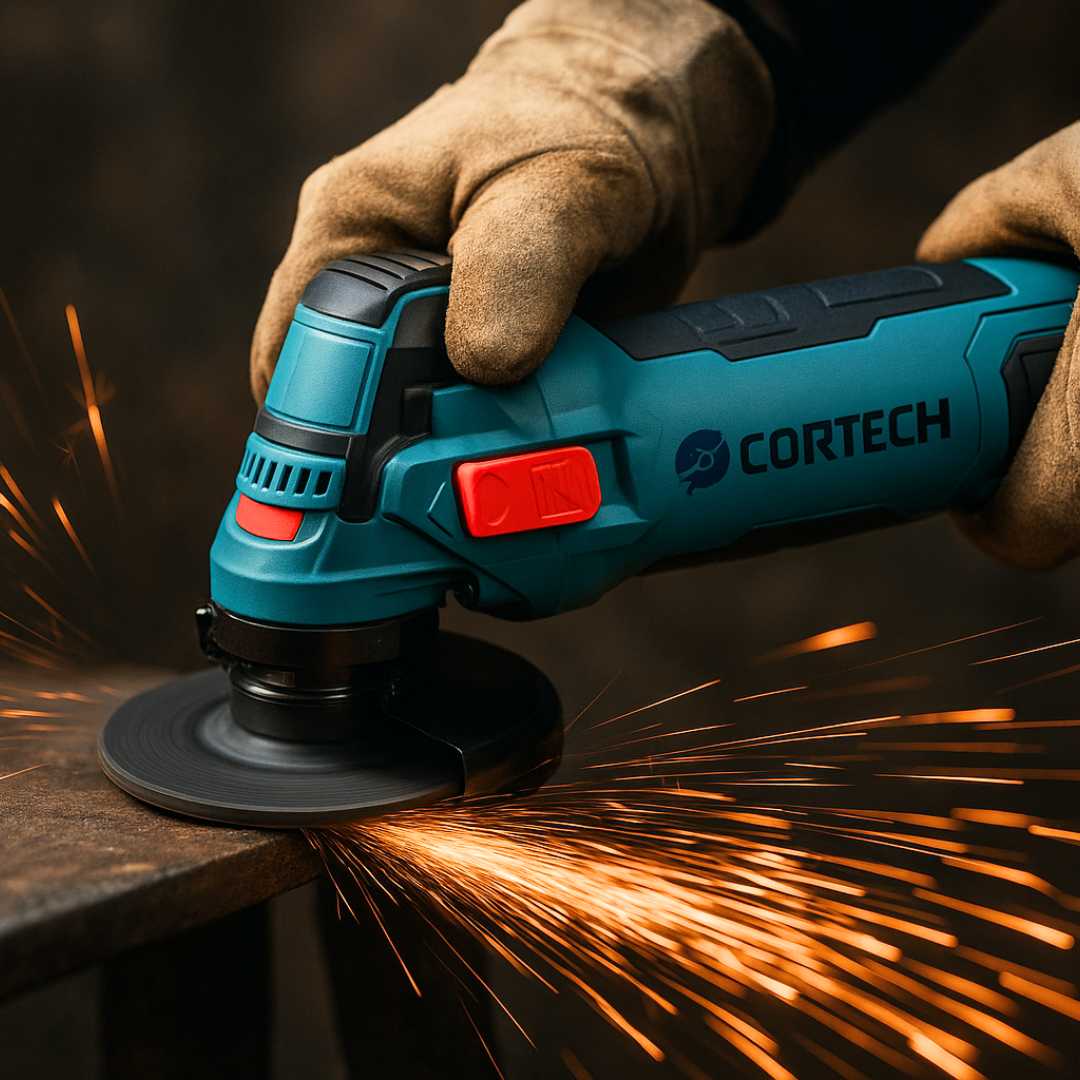 NO ESTÁ EN DROPI Cortech - Mini amoladora angular inalámbrica con 2 Baterias