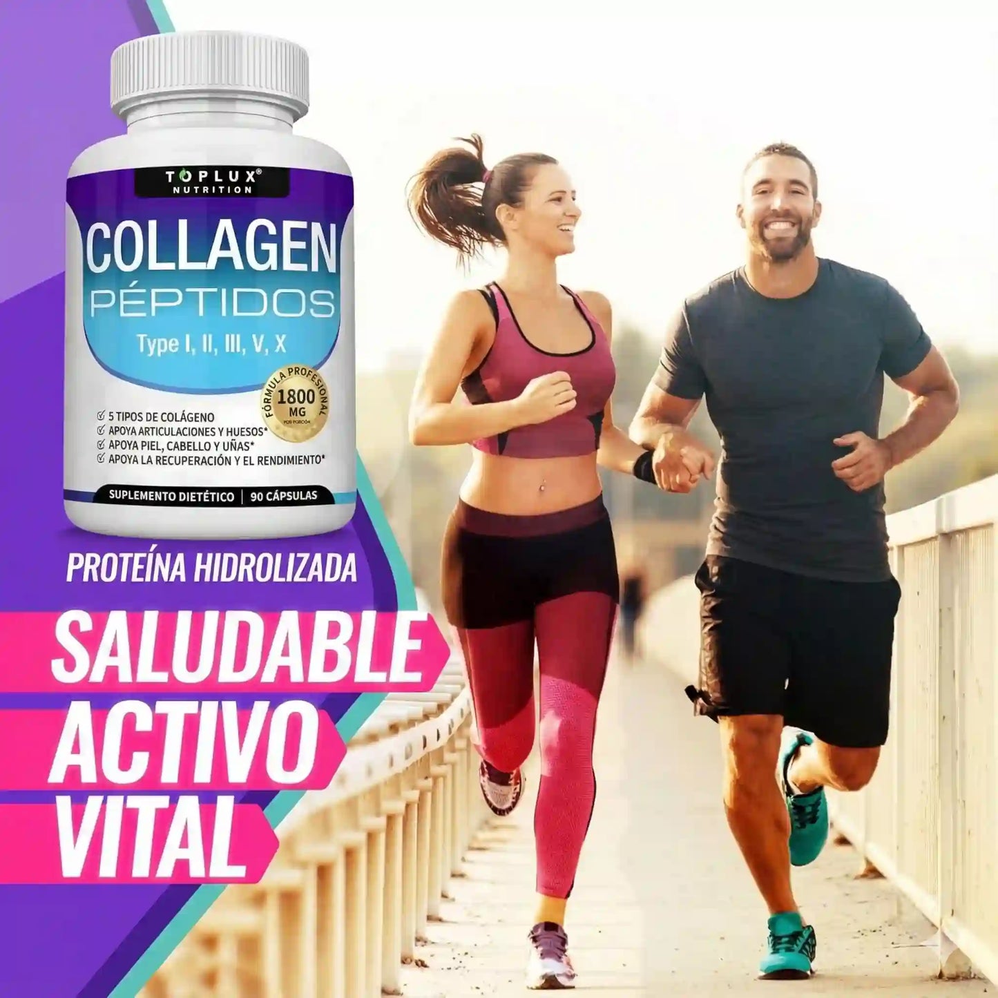 Multi Colágeno Complex 1500mg: Recuperá la firmeza de tu piel y la libertad de movimiento en un solo paso.