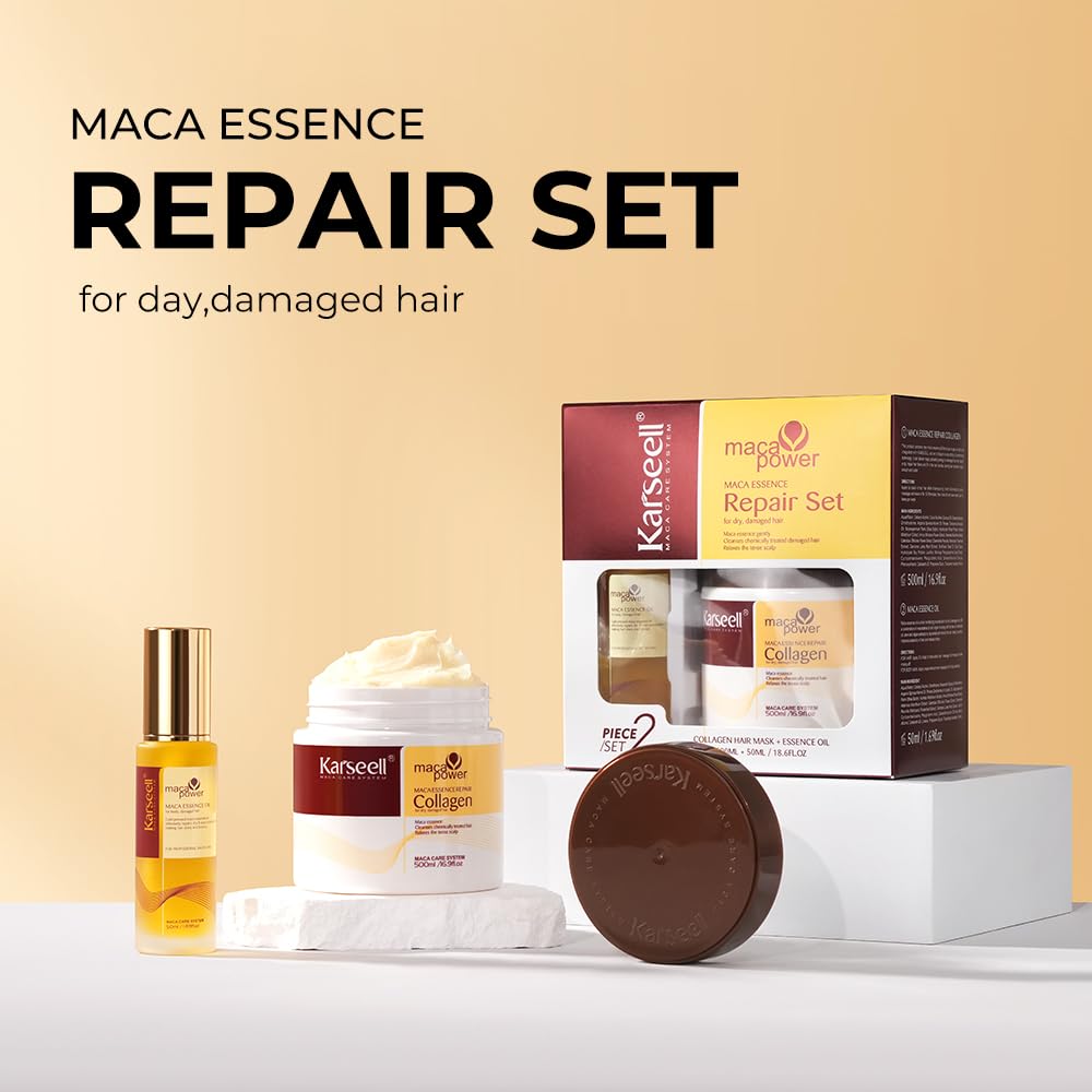 KIT MASCARA Y ACEITE CAPILAR KARSEELL