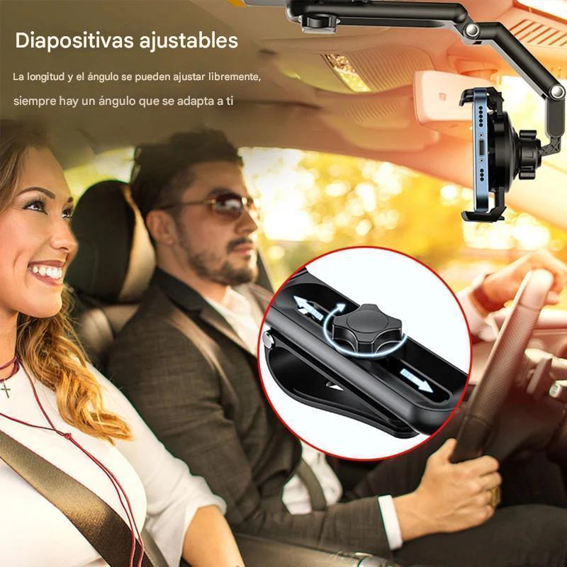 Safe View: Soporte 360° para Celular en Parasol: Manejá Seguro y con Todo a la Vista