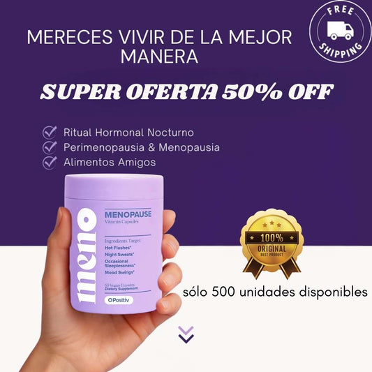 MENO PROBIÓTICS - Suplemento Natural para la Menopausia
