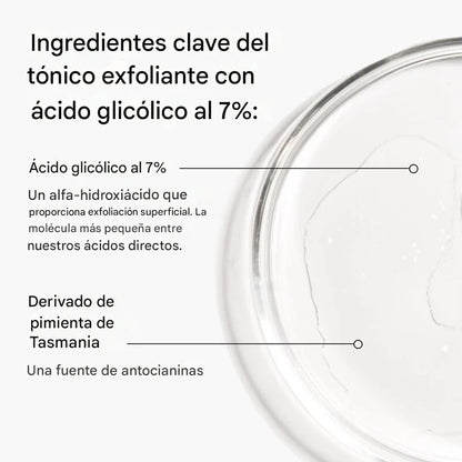 The Ordinary - Tónico exfoliante con ácido glicólico al 7% 240 ml