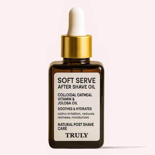 TRULY - Aceite para después del afeitado, Piel suave y sin granitos